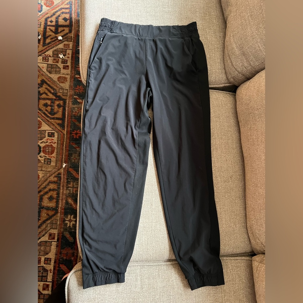 Athleta Women's Brooklyn Lined Joggers Black Track Pants